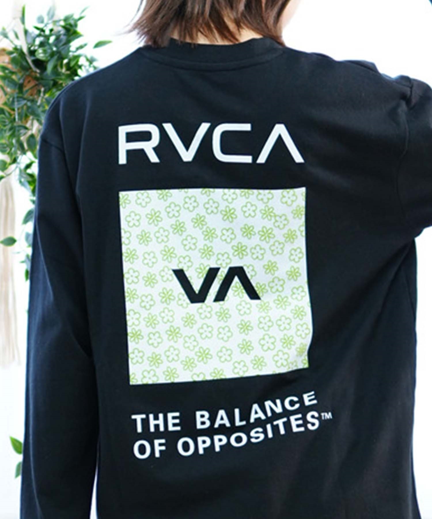 RVCA ルーカ レディース ロンT 長袖Tシャツ バックプリント オーバー 