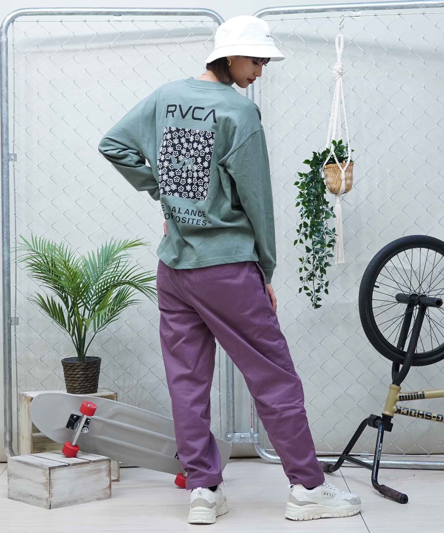 RVCA ルーカ レディース ロンT 長袖Tシャツ バックプリント