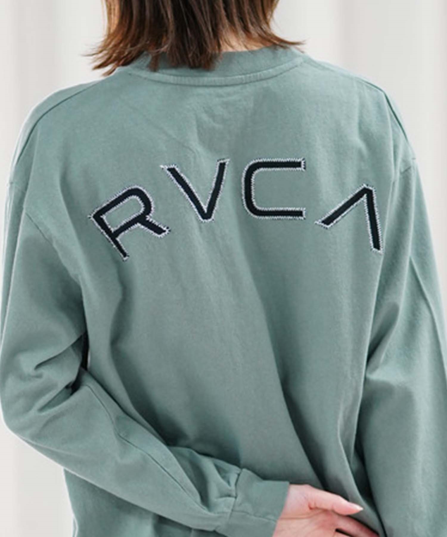 マトメガイ対象】RVCA ルーカ レディース ロンT 長袖Tシャツ オーバー ...