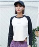 RVCA ルーカ レディース ロンT 長袖Tシャツ ショート丈 BE043-055(MNW0-S)