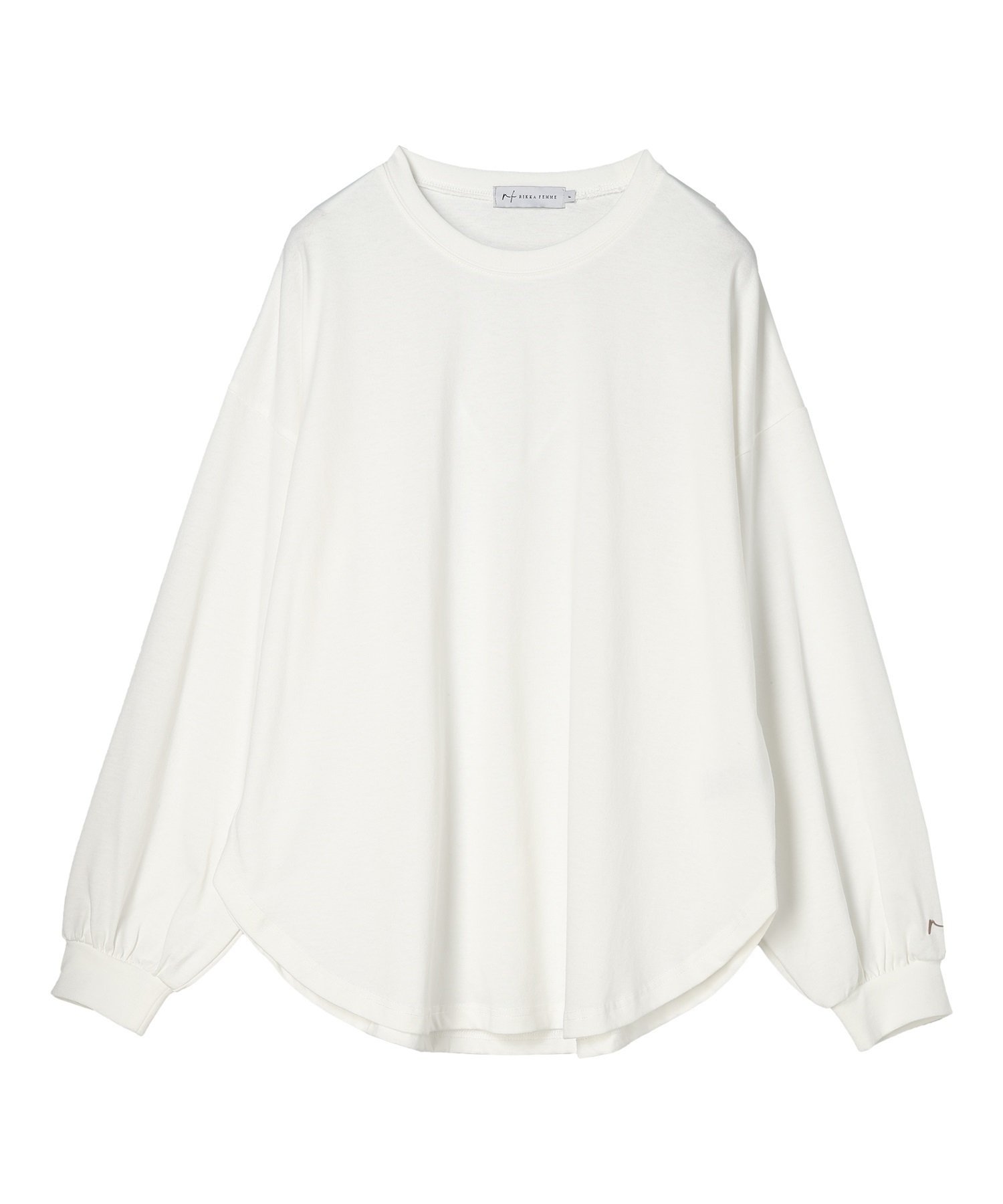 RIKKA FEMME リッカファム BUY2 RF23FW08 レディース 長袖Tシャツ(WHT-F)