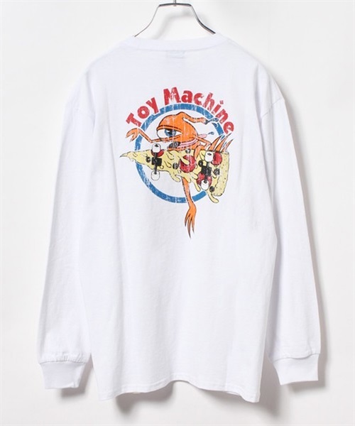 TOY MACHINE トイマシーン MTMPDLT6 レディース トップス カットソー Tシャツ 長袖 KK1 A19(BGRN-M)