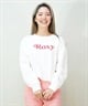 ROXY ロキシー レディース 長袖 Tシャツ ロンT クルーネック ショート丈 RLT241630T(WHT-M)