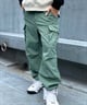 RVCA/ルーカ レディース ロング パンツ カーゴパンツ ビッグサイズ 裾紐 BD044-737(MGR-S)