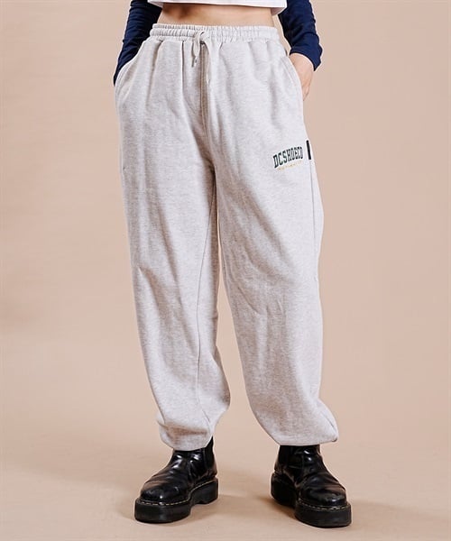 DC/ディーシー 23 WS FLEECE PANT23 ウィメンズ フリース パンツ ルーズシルエット LPT234322(BBK-M)