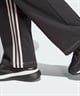 adidas/アディダス ダンス スリーストライプス ワイドレッグパンツ レディース ロングパンツ ジャージ DTF64(BK/WT-M)