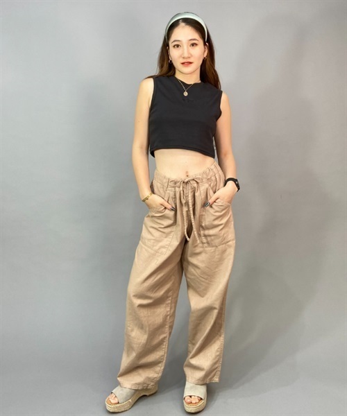 BILLABONG ビラボン EASY LONG PANTS ワイドパンツ BD013-702 レディース ロングパンツ KX1 C9(AVO-M)