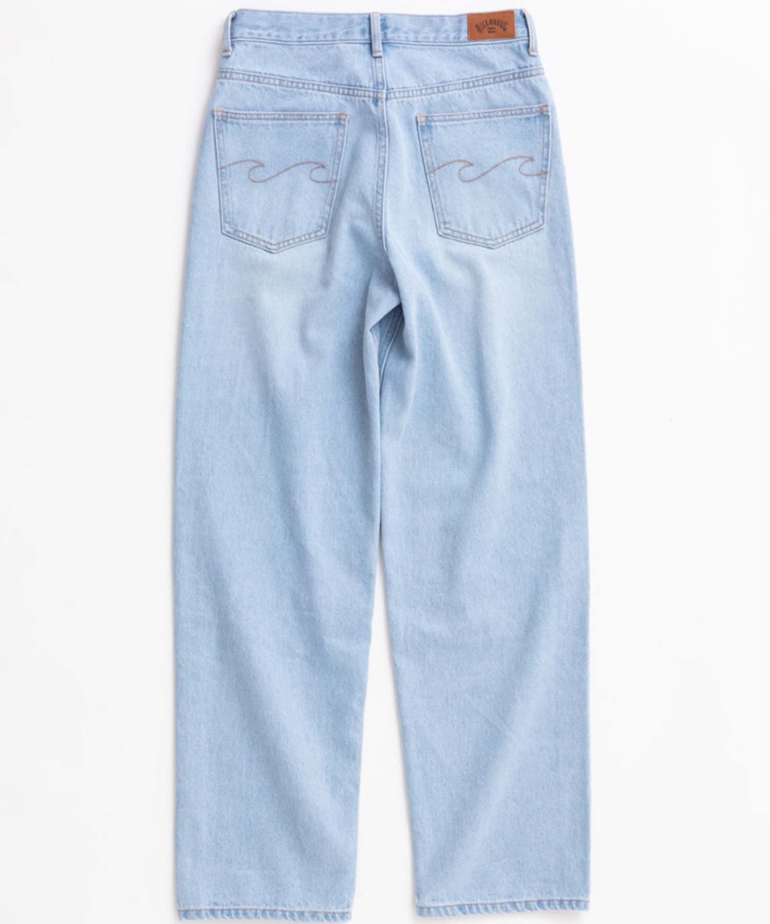 【クーポン対象】BILLABONG ビラボン BASIC STRAIGHT DENIM ストレート デニム レディース ロングパンツ BE013-705(BLC-S)