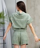 RVCA ルーカ CADET ROMPER レディース 半袖 ワンピース オールインワン BE043-366(GNB0-S)