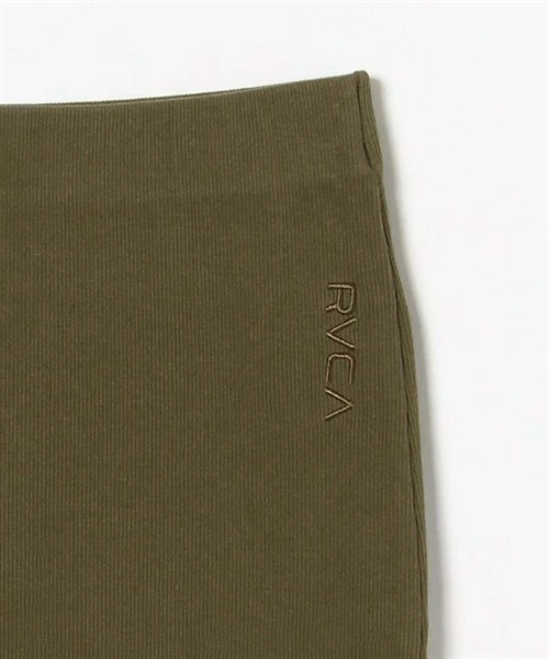 【クーポン対象】RVCA ル―カ BD043-622 レディース ボトムス スカート ロングスカート ひざ丈 KK E18(BK-S)