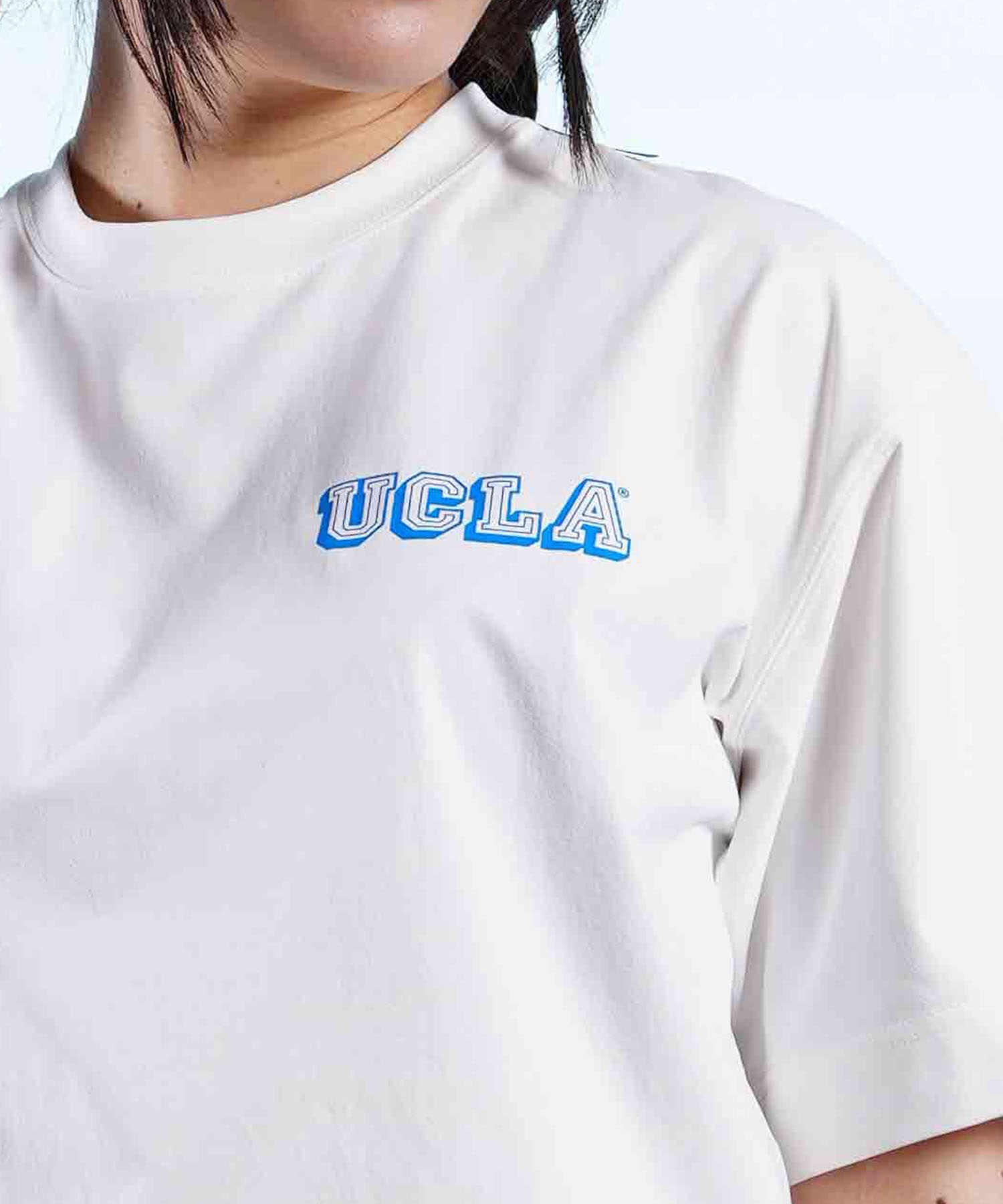 ANTIBAL アンティバル レディース ラッシュガード 半袖 Tシャツ UCLA 水陸両用 UVケア ムラサキスポーツ限定 243AN2ST036(WHT-M)