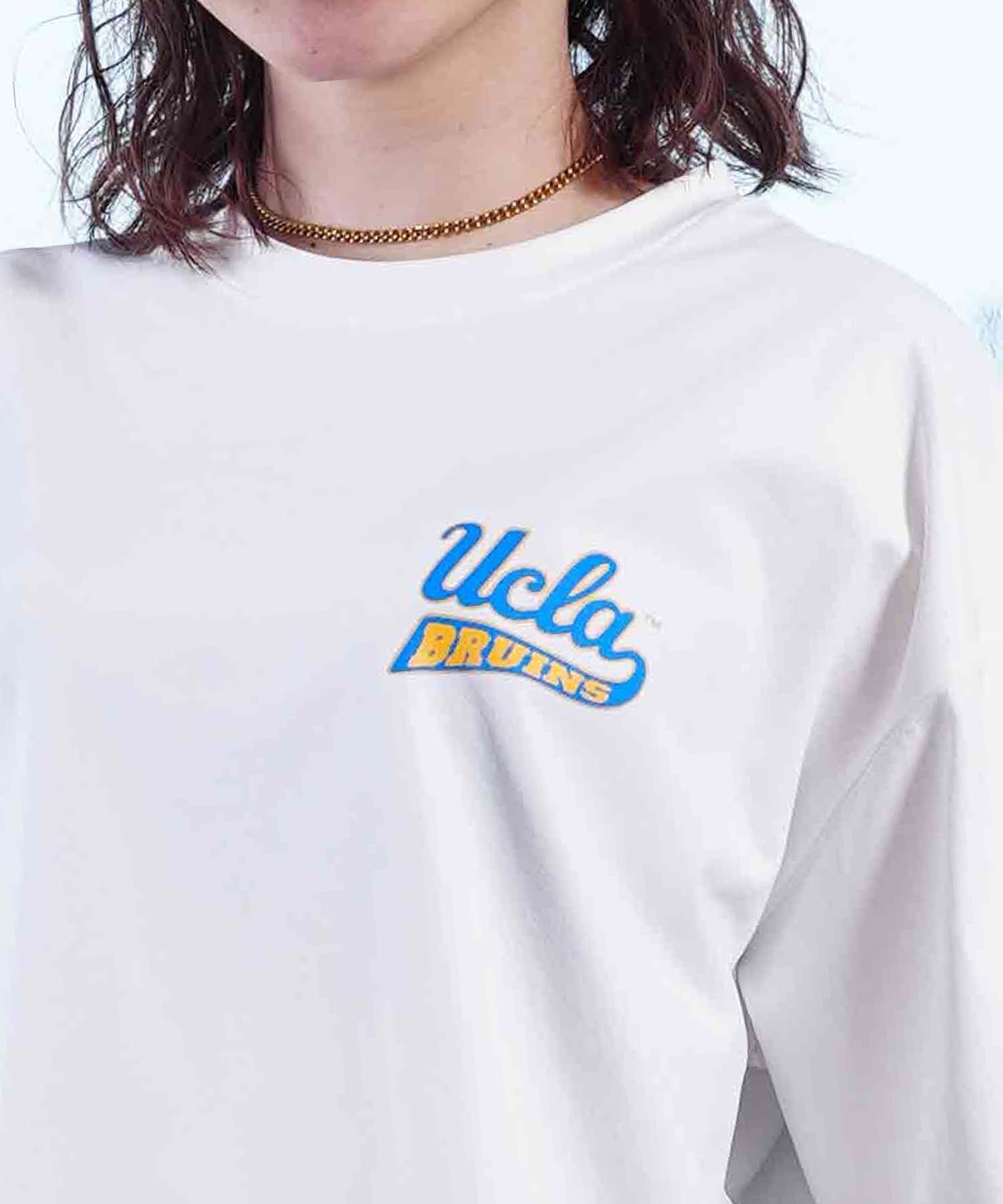 ANTIBAL アンティバル レディース ラッシュガード 半袖 Tシャツ UCLA 水陸両用 UVケア ムラサキスポーツ限定 243AN2ST037(WHT-M)