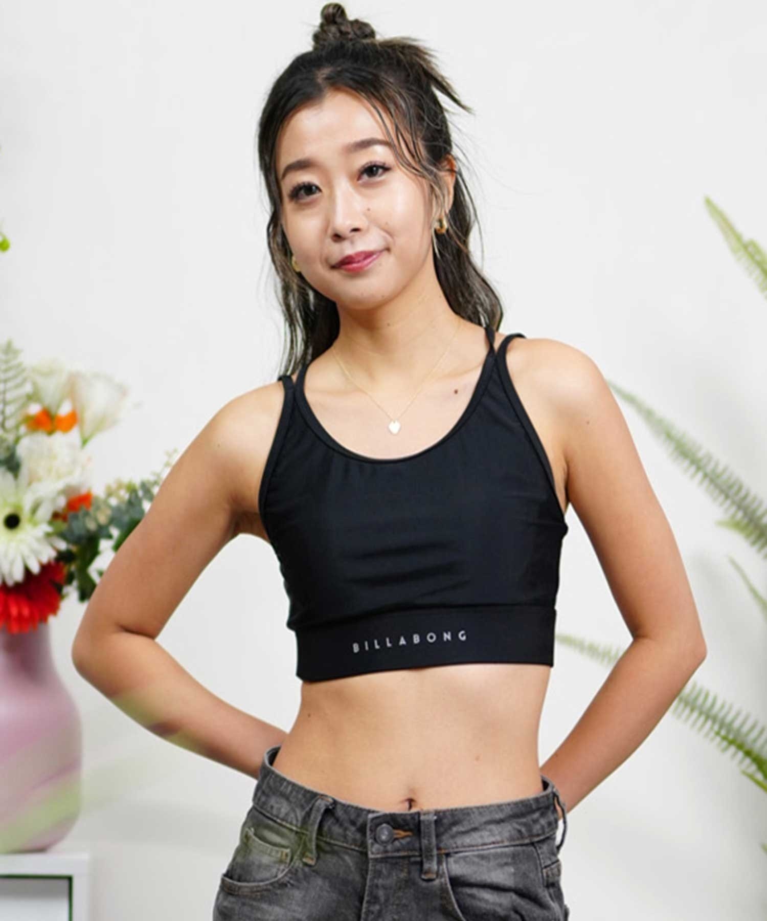 【クーポン対象】BILLABONG ビラボン BE013-890 レディース ブラトップ フィットネス ブラ 水陸両用 ユーティリティ UVケア(MUL-M)