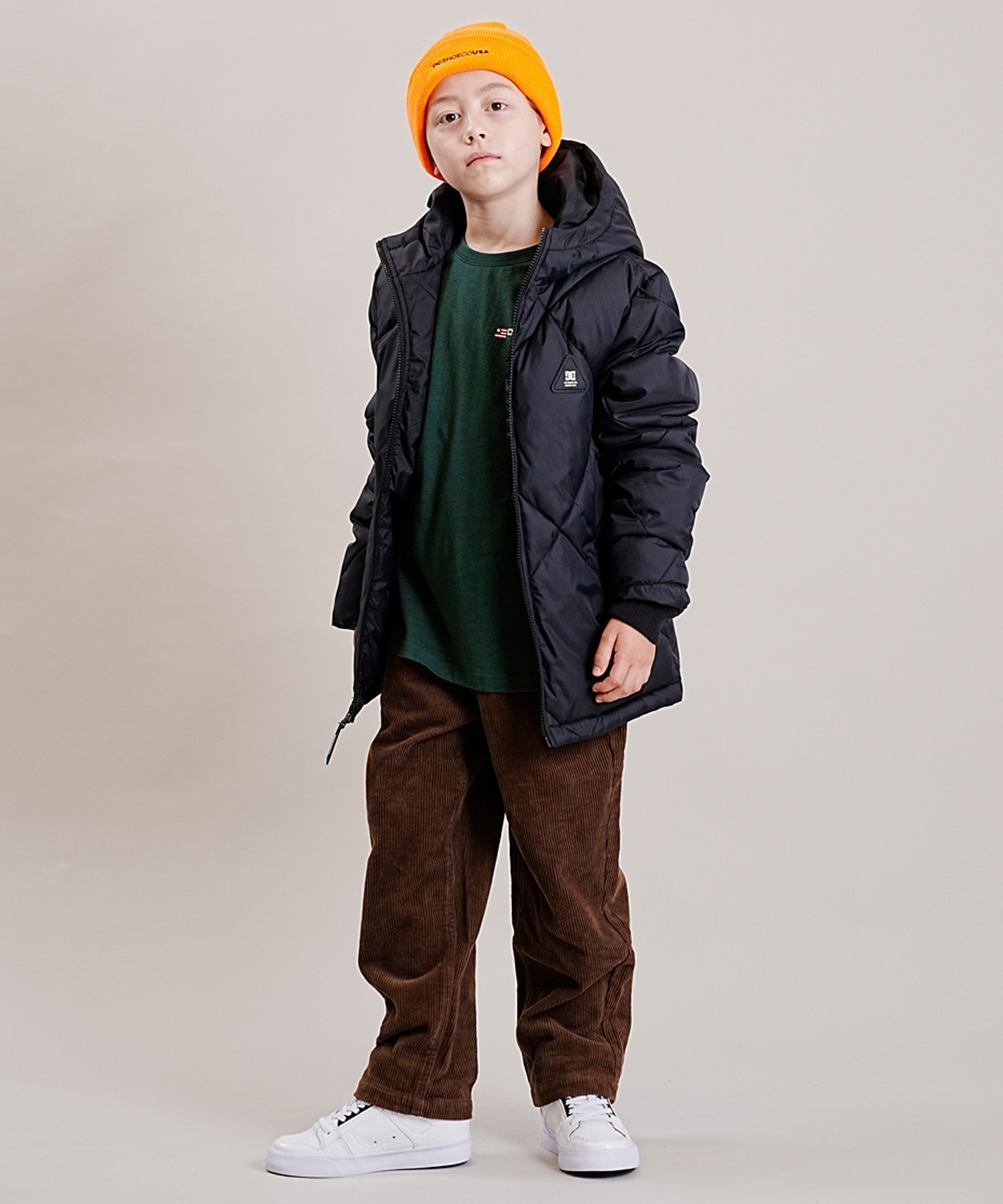 DC/ディーシー PASSAGE PUFFER BOY キッズ ジャケット 撥水 断熱