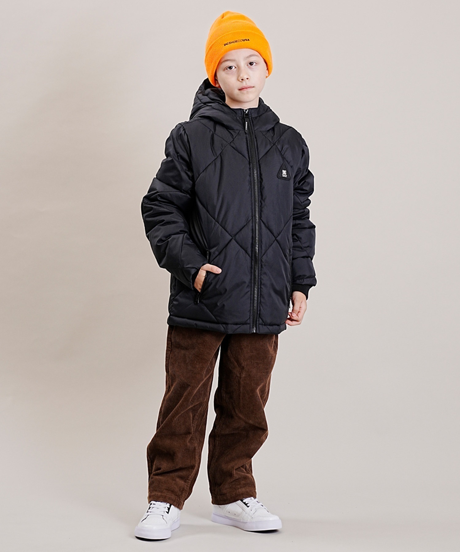 DC/ディーシー PASSAGE PUFFER BOY キッズ ジャケット 撥水 断熱 YJK234501(KVJ0-130cm)