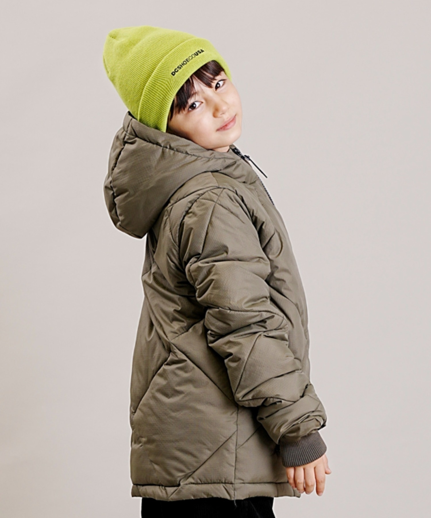 DC/ディーシー PASSAGE PUFFER BOY キッズ ジャケット 撥水 断熱