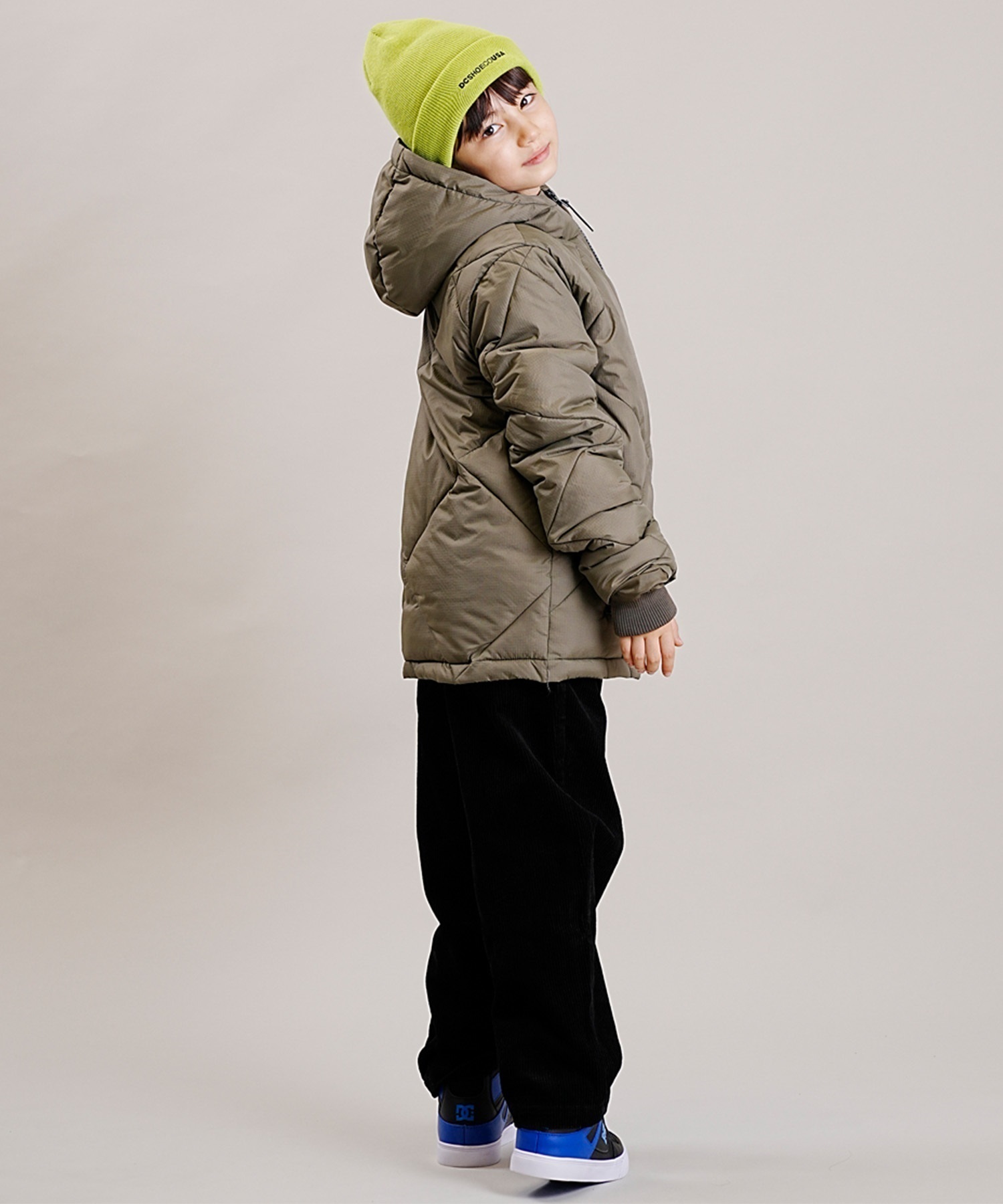 DC/ディーシー PASSAGE PUFFER BOY キッズ ジャケット 撥水 断熱 YJK234501(KVJ0-130cm)