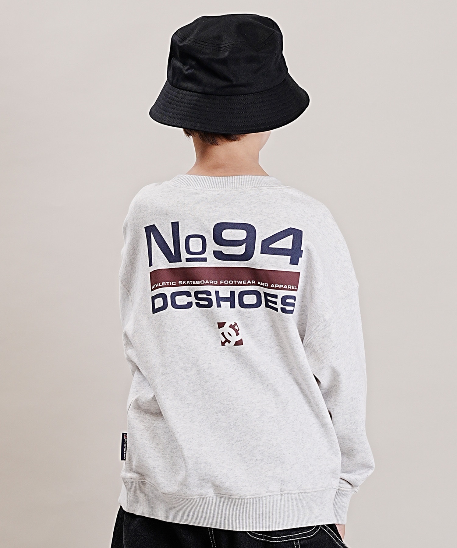 DC/ディーシー 23 KD 94 CREW PULLOVER キッズ スウェット プルオーバー トレーナー YPO234532(BRN-130cm)