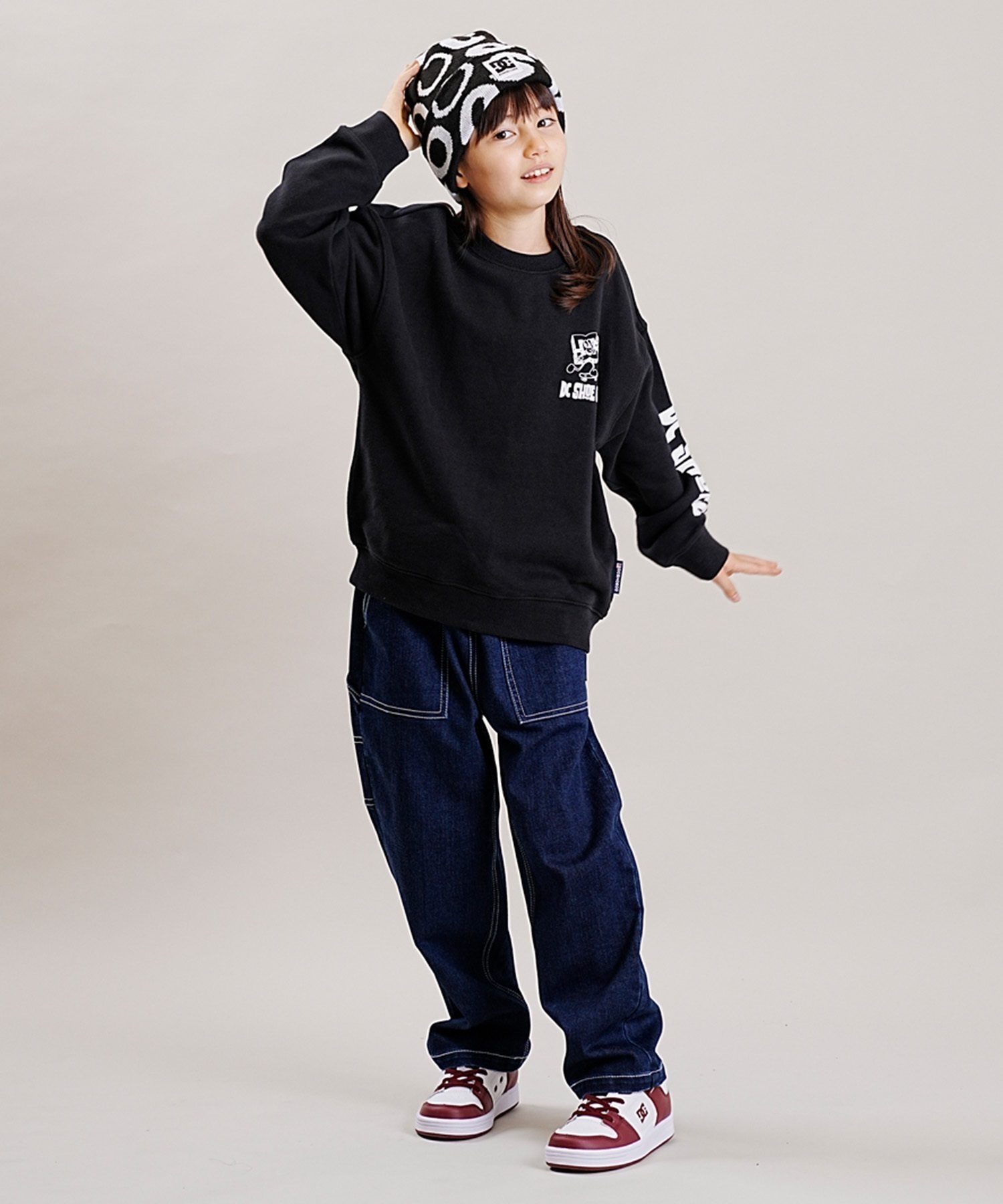 DC/ディーシー 23 KD PLAYTIME CREW PULLOVER23 キッズ プレイタイム