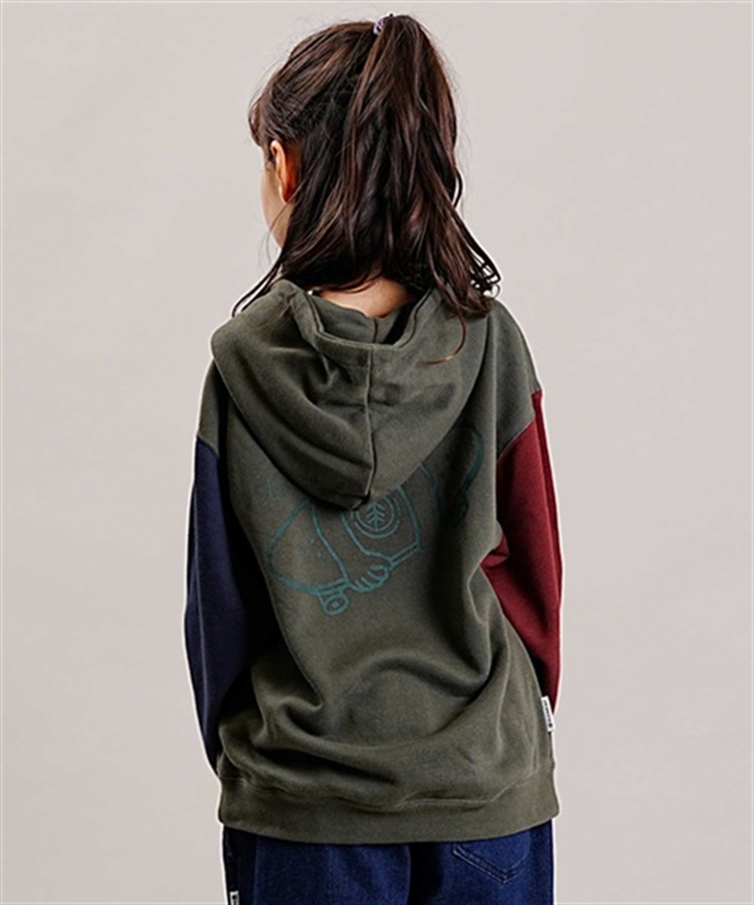 ELEMENT/エレメント HUG HOOD YOUTH キッズ ジュニア スウェット マルチカラー プルオーバー パーカー BD026-032(FNT-130cm)