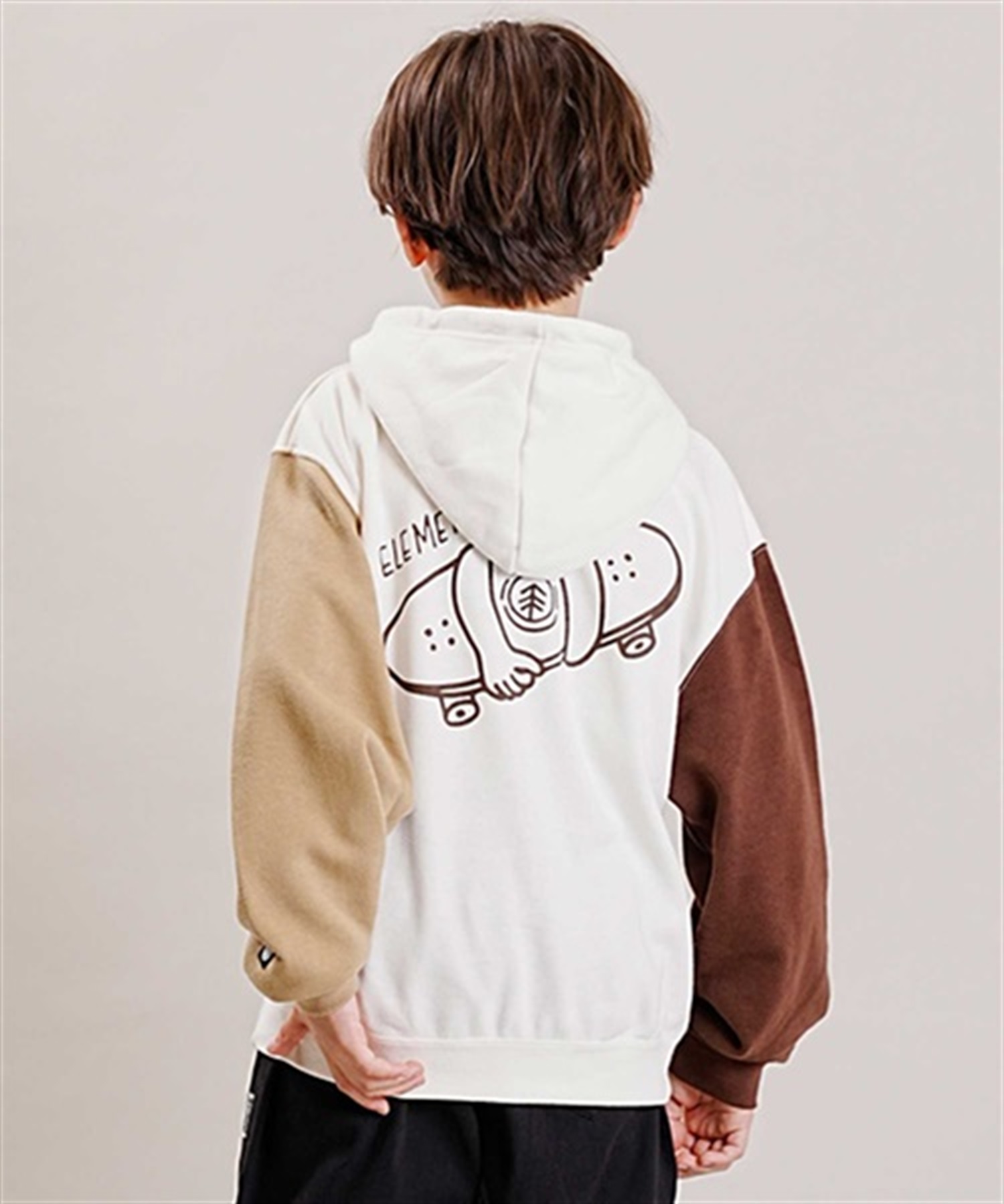 ELEMENT/エレメント HUG HOOD YOUTH キッズ ジュニア スウェット マルチカラー プルオーバー パーカー BD026-032(FNT-130cm)