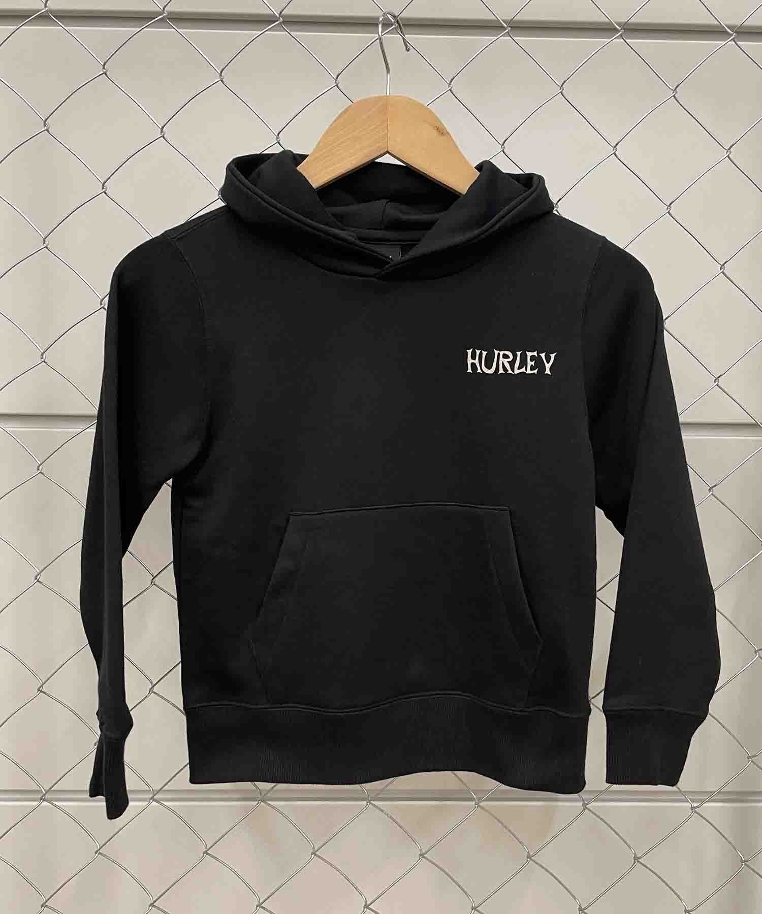 Hurley/ハーレー ボーイズ オーバーサイズ ピザ スウェット フーディー キッズ BFF2332011(BLK-130cm)