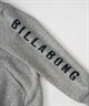 BILLABONG/ビラボン LOGO SET UP スウェットジャケット キッズ パーカー プルオーバー 裏起毛 親子コーデ セットアップ対応 BD016-004(GRH-130cm)