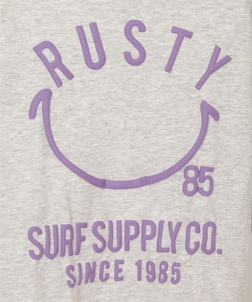 RUSTY ラスティー 963500 WT キッズ 半袖Tシャツ KK1 D22(WT-100cm)