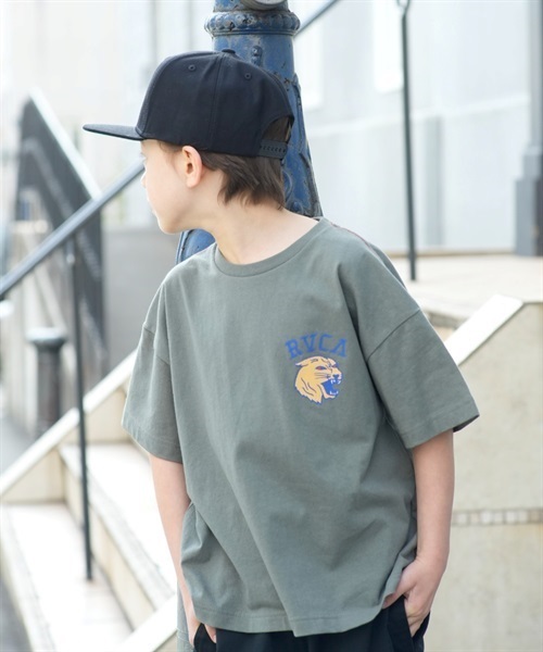 RVCA ルーカ BD045-225 キッズ 半袖Tシャツ KX1 D22(WTYE-130cm)