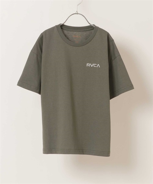 RVCA ルーカ BD045-223 キッズ 半袖Tシャツ KX1 D22(BKWT-130cm)