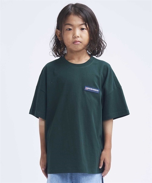 DC ディーシー 23 KD ON THE TEAM SS23 キッズ オンザチーム ショートスリーブ ティーシャツ Tシャツ スケートボード ワイドフィット YST232610(WHT-100)