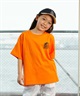 【ムラサキスポーツ限定】 LURKING CLASS ラーキングクラス BASIC LOGO TEE キッズ 半袖 Tシャツ ST24STM01K(ORG-130cm)