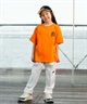 【ムラサキスポーツ限定】 LURKING CLASS ラーキングクラス BASIC LOGO TEE キッズ 半袖 Tシャツ ST24STM01K(ORG-130cm)