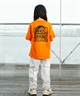 【ムラサキスポーツ限定】 LURKING CLASS ラーキングクラス BASIC LOGO TEE キッズ 半袖 Tシャツ ST24STM01K(ORG-130cm)