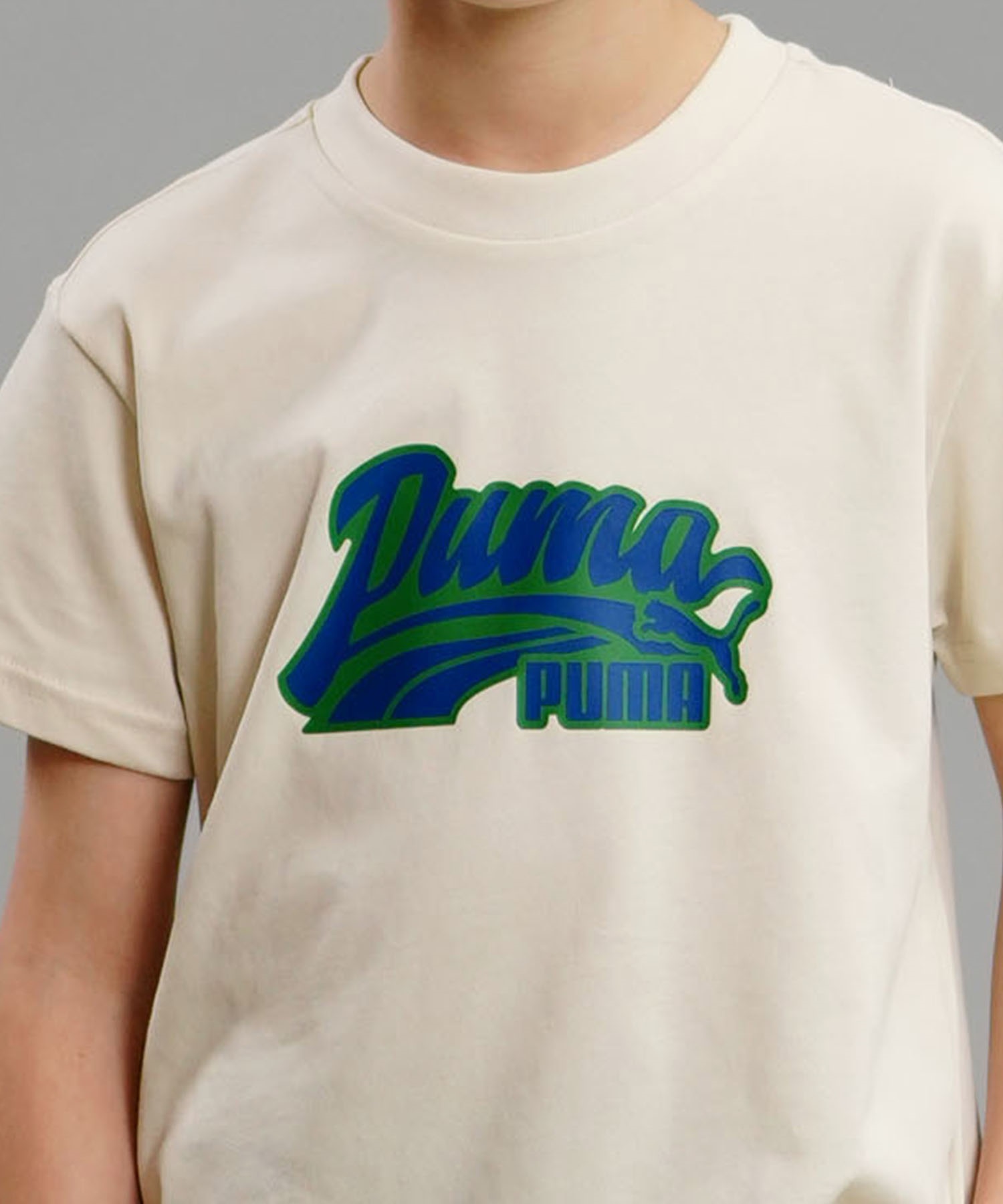 PUMA プーマ ESSプラス MID 90S MX キッズ 半袖 Tシャツ ボーイズ フロントロゴ 680549(86-130cm)