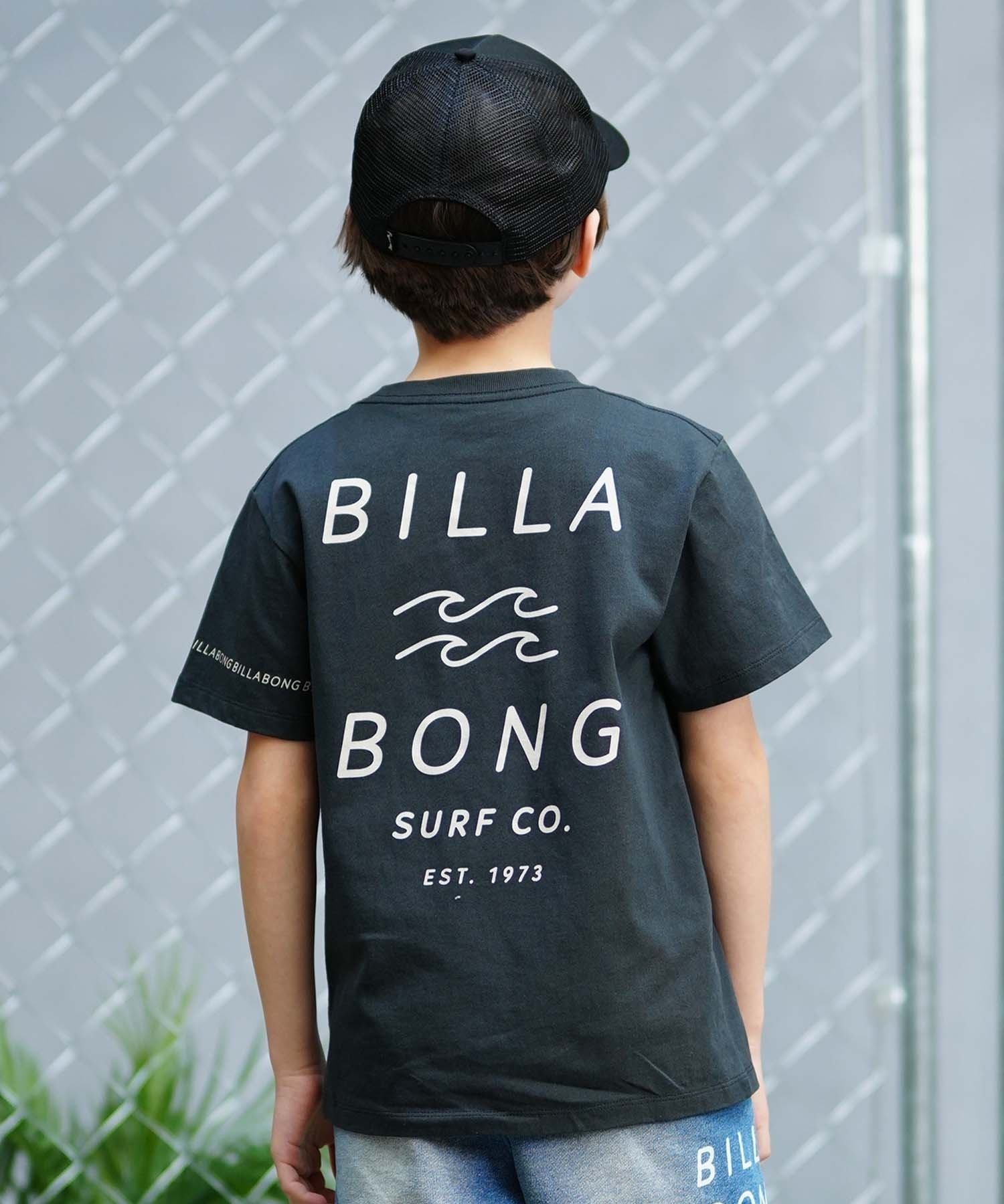 【クーポン対象】BILLABONG ビラボン ONE TIME キッズ 半袖 Tシャツ バックプリント BE015-201(MNT-130cm)