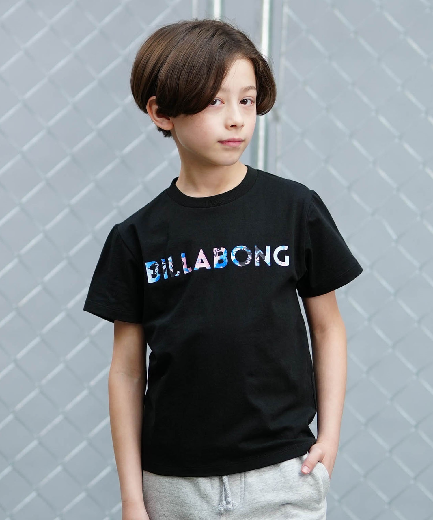 【クーポン対象】BILLABONG ビラボン UNITY LOGO キッズ 半袖 Tシャツ BE015-204(WHT-90cm)