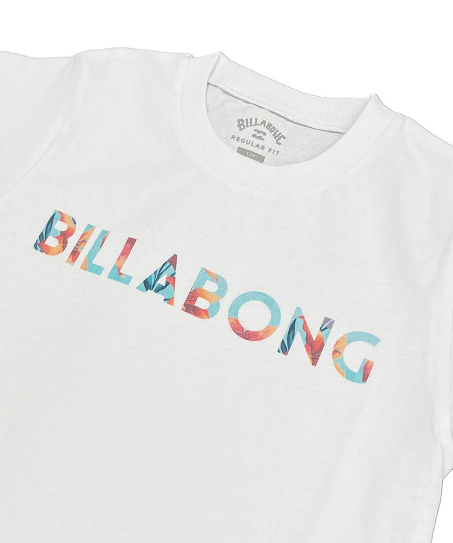 【クーポン対象】BILLABONG ビラボン UNITY LOGO キッズ 半袖 Tシャツ BE015-204(WHT-90cm)