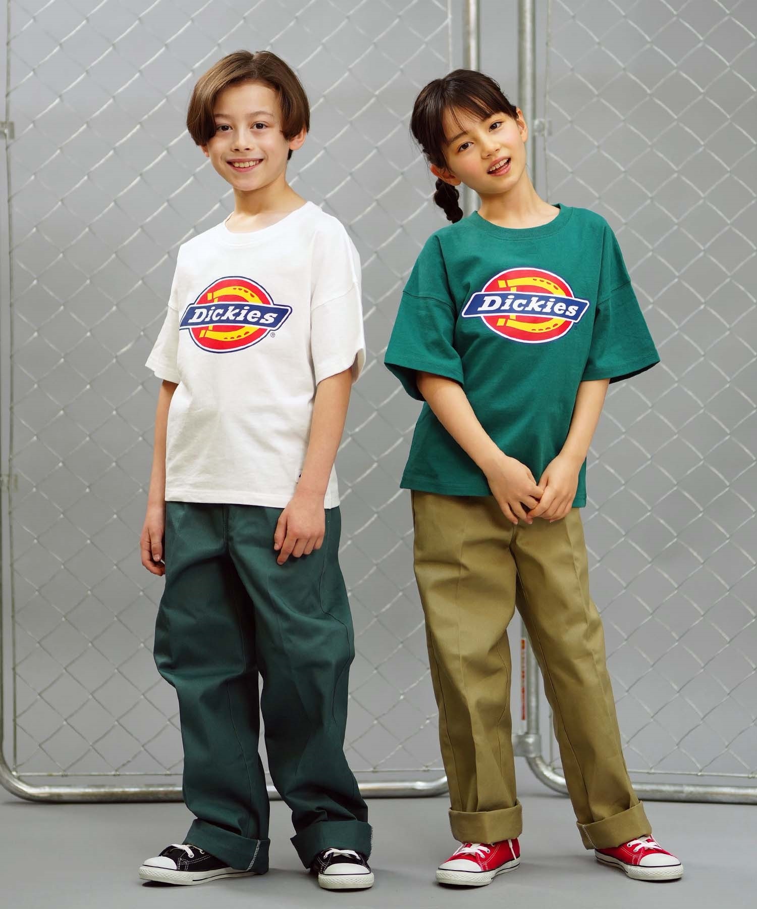 Dickies ディッキーズ キッズ 半袖 Tシャツ ロゴプリント 定番 80572500(30GR-130cm)