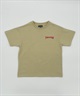 THRASHER スラッシャー キッズ Tシャツ 半袖 バックプリント 親子コーデ DESI NECKFACE INVERT T 24P471-42(LATTE-130cm)