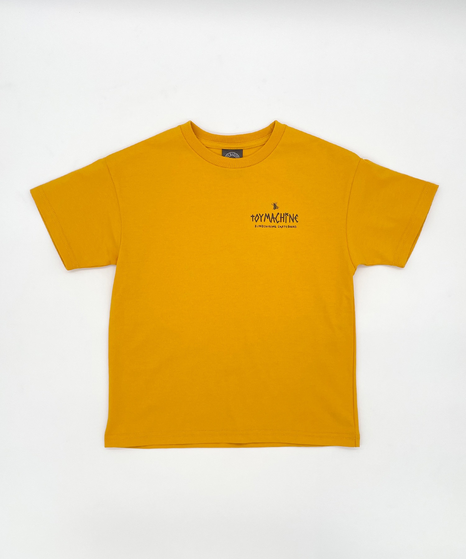 TOY MACHINE トイマシーン キッズ Tシャツ 半袖 バックプリント 親子コーデ DESI MTMFDSW6 T 24P471-42(GOLD-130cm)