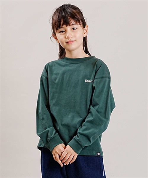 ELEMENT/エレメント キッズ JOINT LS YOUTH ロング Tシャツ バックプリント  長袖 Tシャツ BD026-074(FBK-130cm)