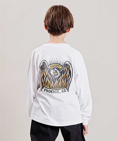 ELEMENT/エレメント キッズ TIMBER PHOENIX LS YOUTH ロンT バック 