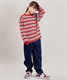 ELEMENT/エレメント キッズ RINGER BORDER LS YOUTH ロングボーダー 長袖 Tシャツ ロンT BD026-080(GRH-130cm)