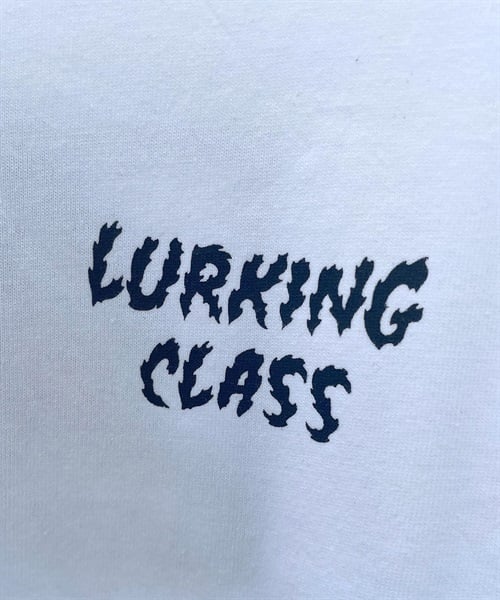 LURKING CLASS/ラーキングクラス キッズ 長袖 Tシャツ ロンＴ バックプリント クルーネック ムラサキスポーツ限定 ST23FTM01K(WHITE-130cm)