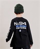 DC/ディーシー 23 KD 94 LS23 キッズ 94 ロングスリーブ ロングTシャツ スケートボード YLT234535(GRN-130cm)