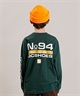 DC/ディーシー 23 KD 94 LS23 キッズ 94 ロングスリーブ ロングTシャツ スケートボード YLT234535(GRN-130cm)