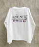 OP/オーピー キッズ ジュニア 長袖 Tシャツ ロンT DTEE 583072 RIY コラボレーション(WHT-100cm)