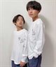 OP/オーピー キッズ ジュニア 長袖 Tシャツ ロンT DTEE 583073 RIY コラボレーション(BLK-100cm)