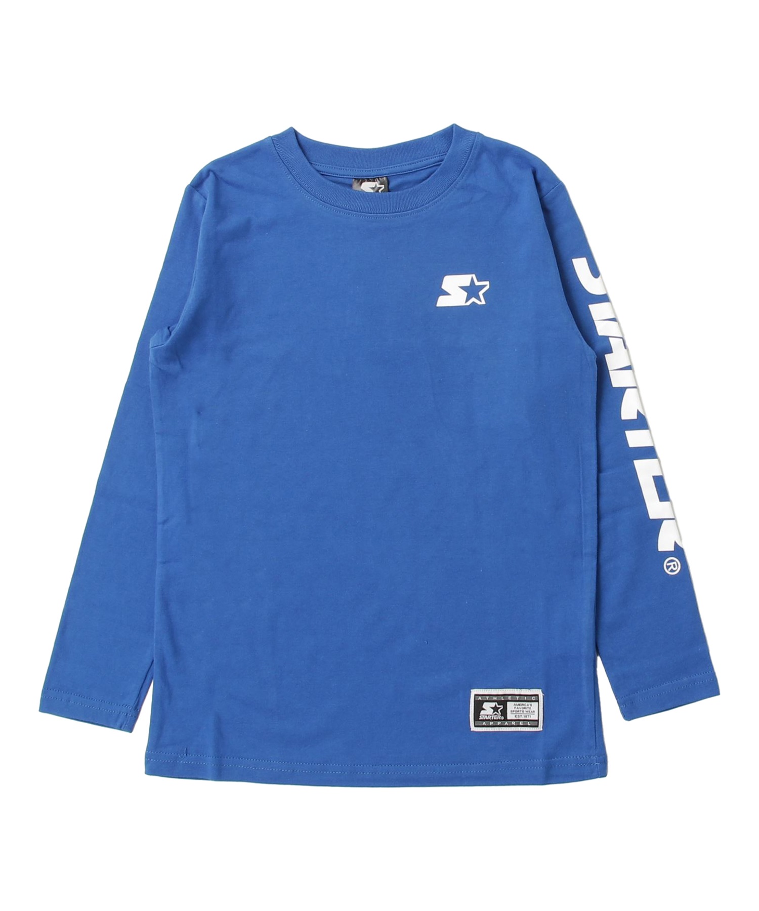 STARTER スターター LOGO STBL-LSTK01 キッズ 長袖Tシャツ(WHITE-130)